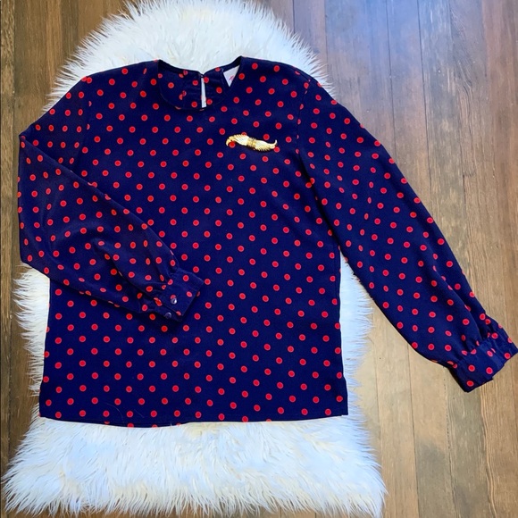 Vintage Tan Jay blouse - Picture 1 of 6